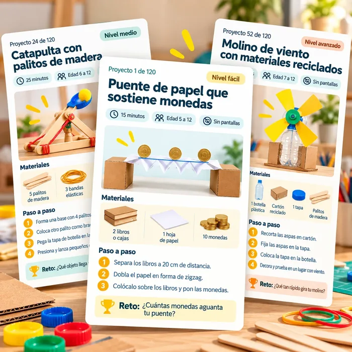 Hoja de ejemplo del proyecto Auto reciclado del kit de 120 proyectos de ingeniería